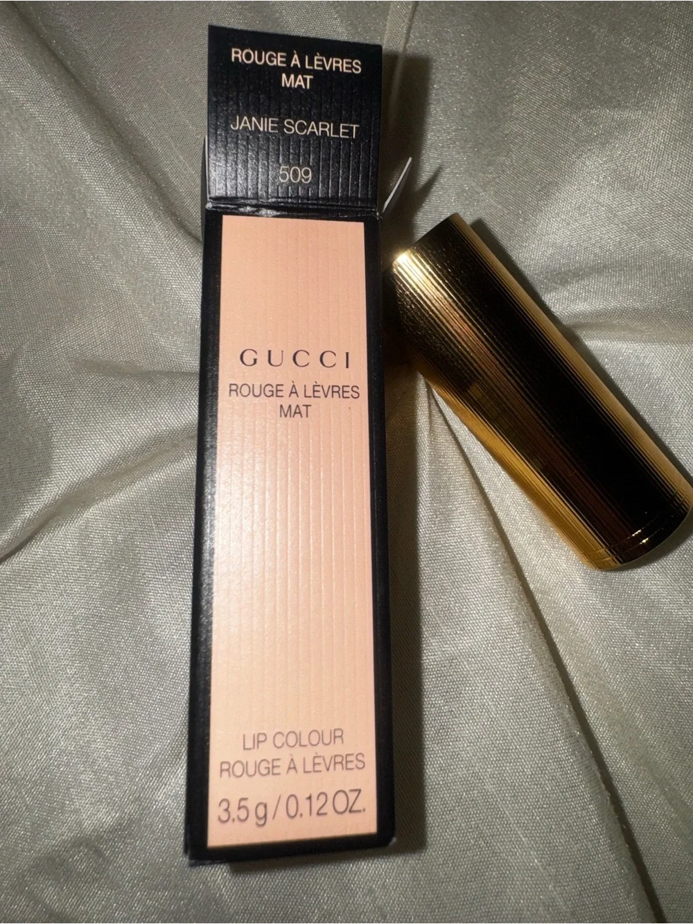 Gucci Rouge à Lèvres Mat Lipstick in Janie Scarlet - Vibrant Red